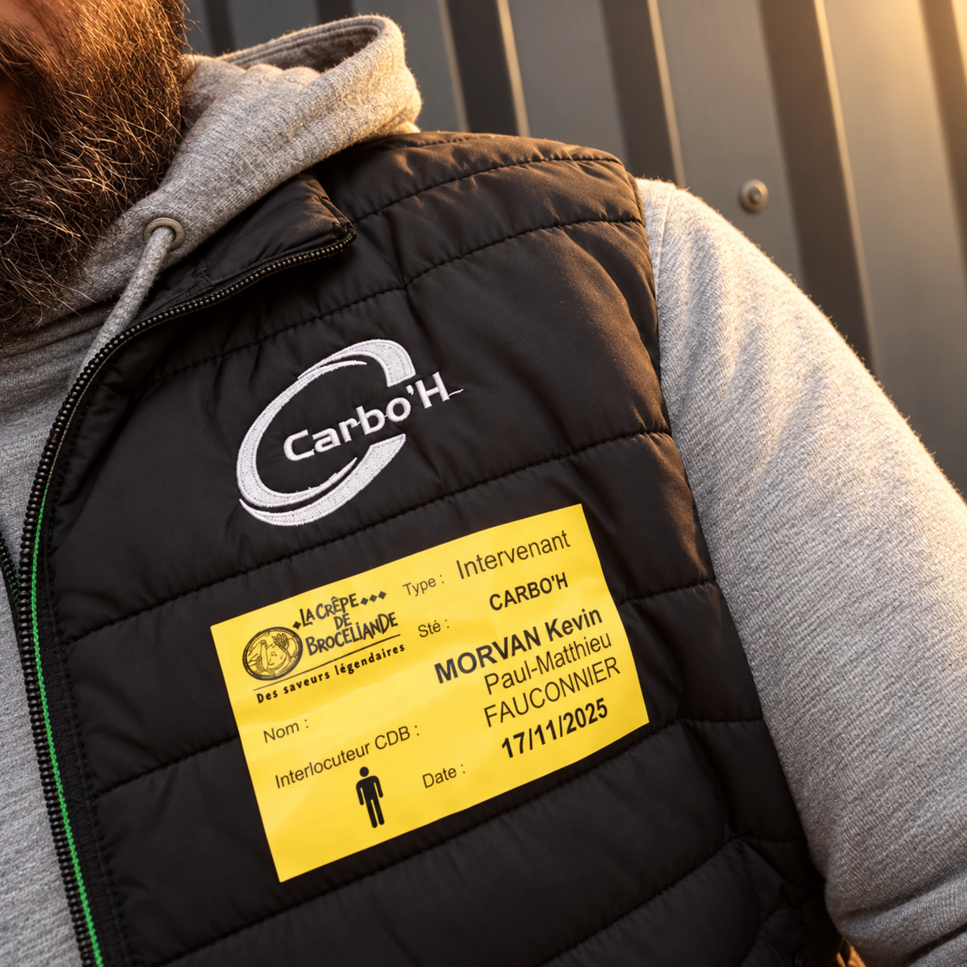 Système de contrôle d'accès installé par Carbo'H Prestations